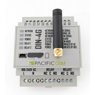 DIN-4G-AC LTE SMS Controller 230V AC