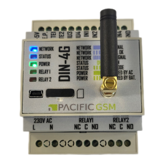 DIN-4G-LTE SMS Controller 230VAC