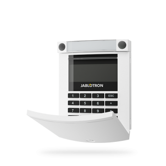 JA-114E-WH Jablotron 100+ Bus Access Module with LCD, Keypad and RFID – White | Pacific GSM Australia