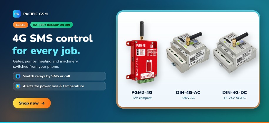 4G SMS control for every job
