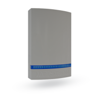 JA-1X1A-C-GR-B Plastic Cover for JA-111A Bus Outdoor Siren – Grey, Blue Strobe