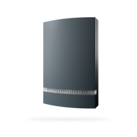 JA-1X2A-C-AN Plastic Cover for JA-113A and JA-111A Bus Sirens – Anthracite, Clear Light Guide